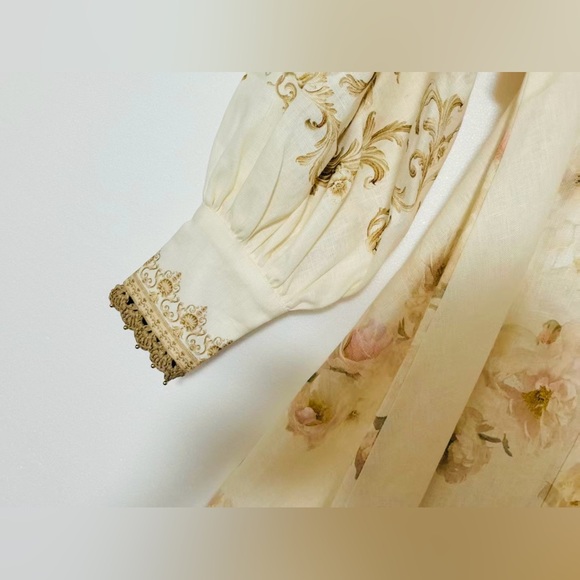 ZIMMERMANN Hypnotic buttoned midi dress $1200 NEW without tag - Picture 8 of 10